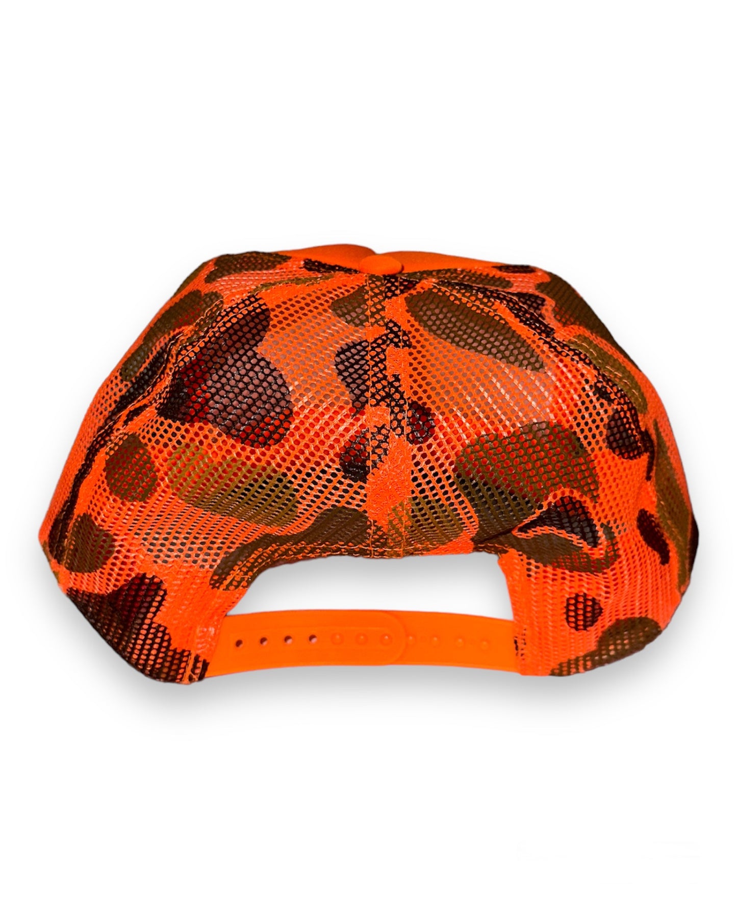 ORANGE CAMO TRUCKER