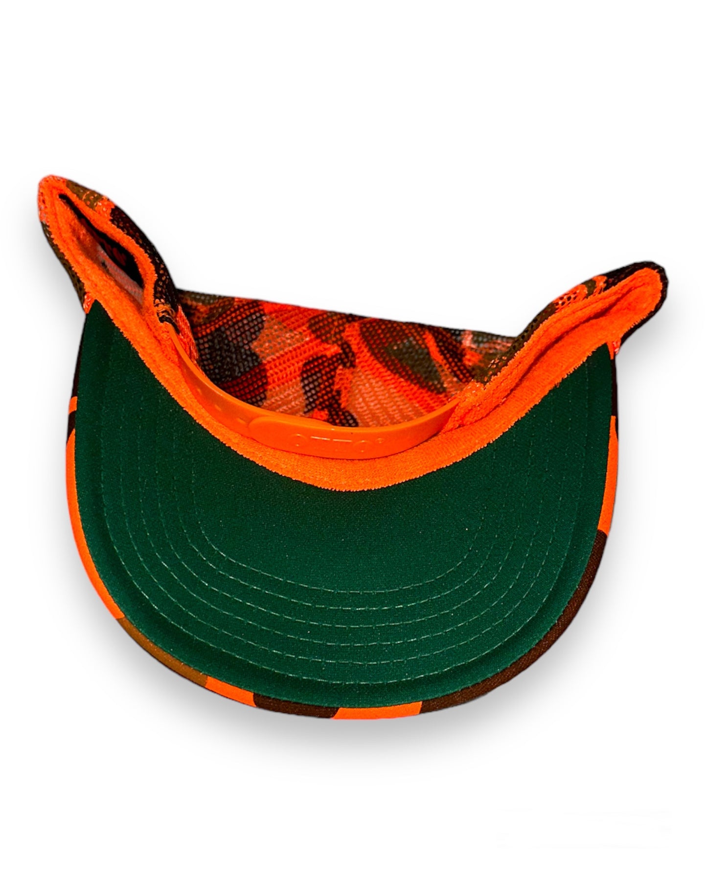 ORANGE CAMO TRUCKER